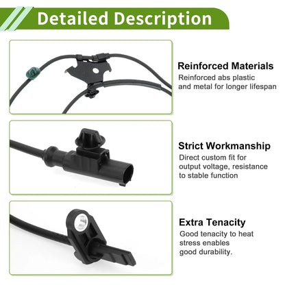 ABS Wheel Speed Sensor Front Left 1 Pc for Toyota Auris (2006–2012)