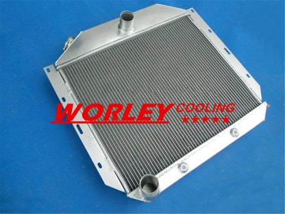 44mm Aluminum Radiator & Fan for International Harvester Truck (1951-1957)