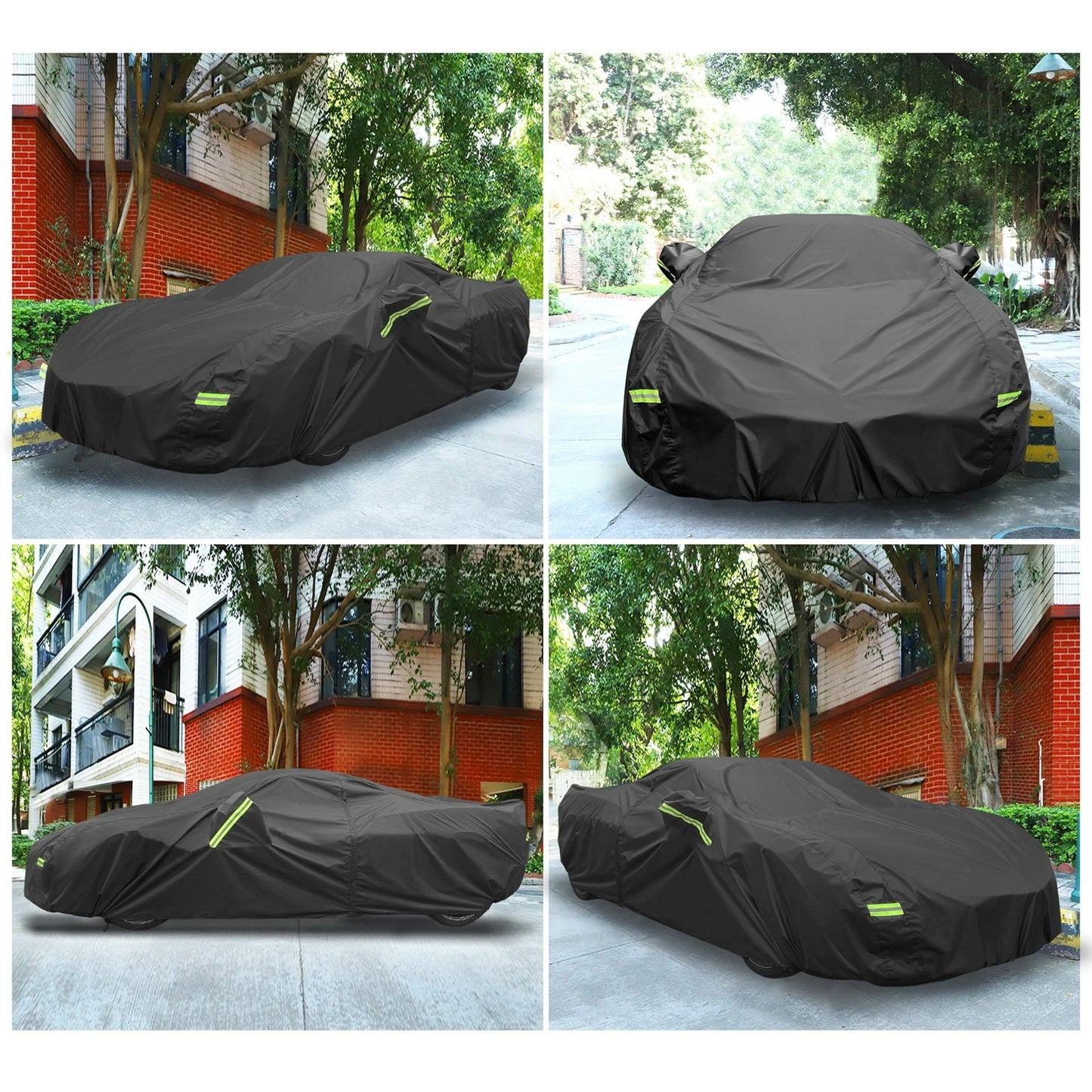 Waterproof Car Cover for Chevrolet Corvette C8 with Zipper Black (2020 - 2022)