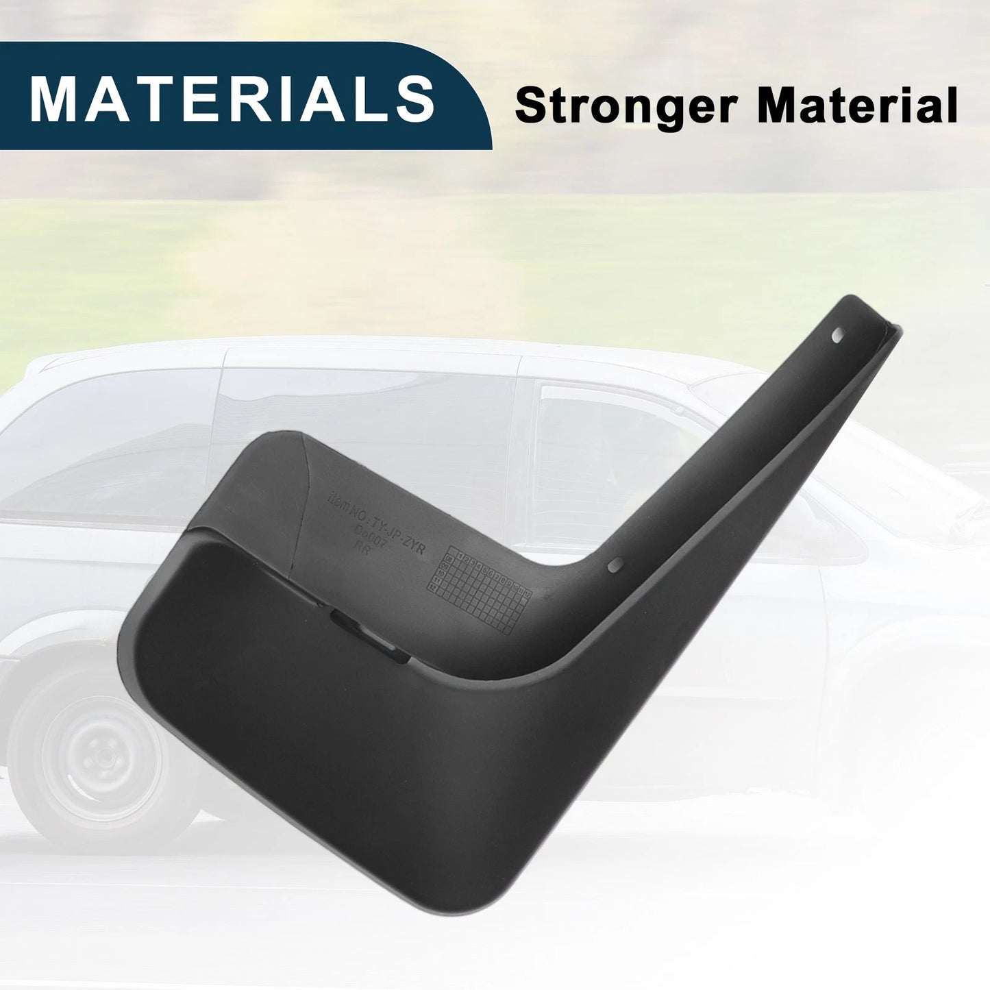 Mud Flap Splash Guards for Dodge Grand Caravan (2011 - 2019)