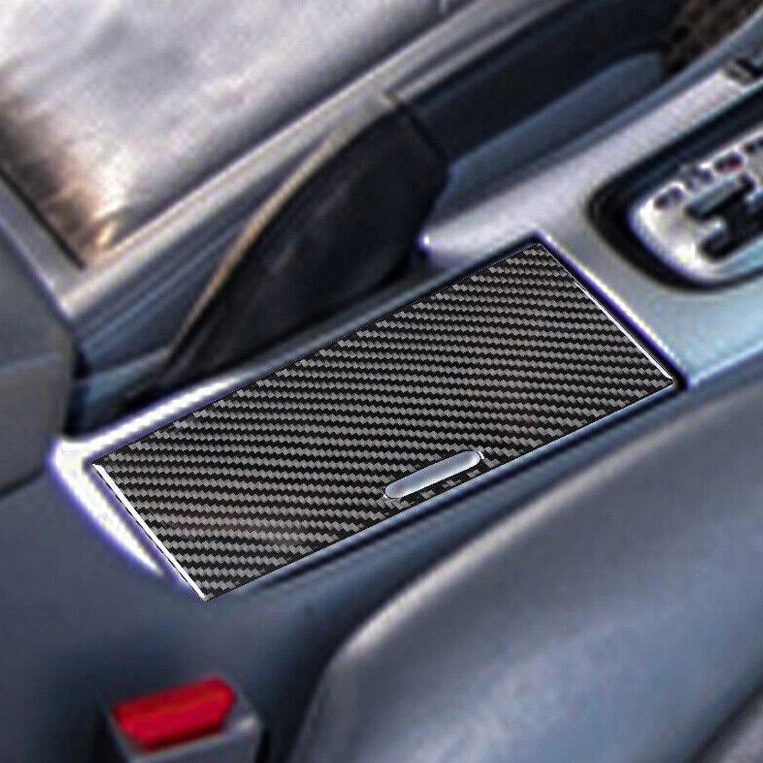 Carbon Fiber Center Cupholder Cover for Acura TSX (2004-2008)