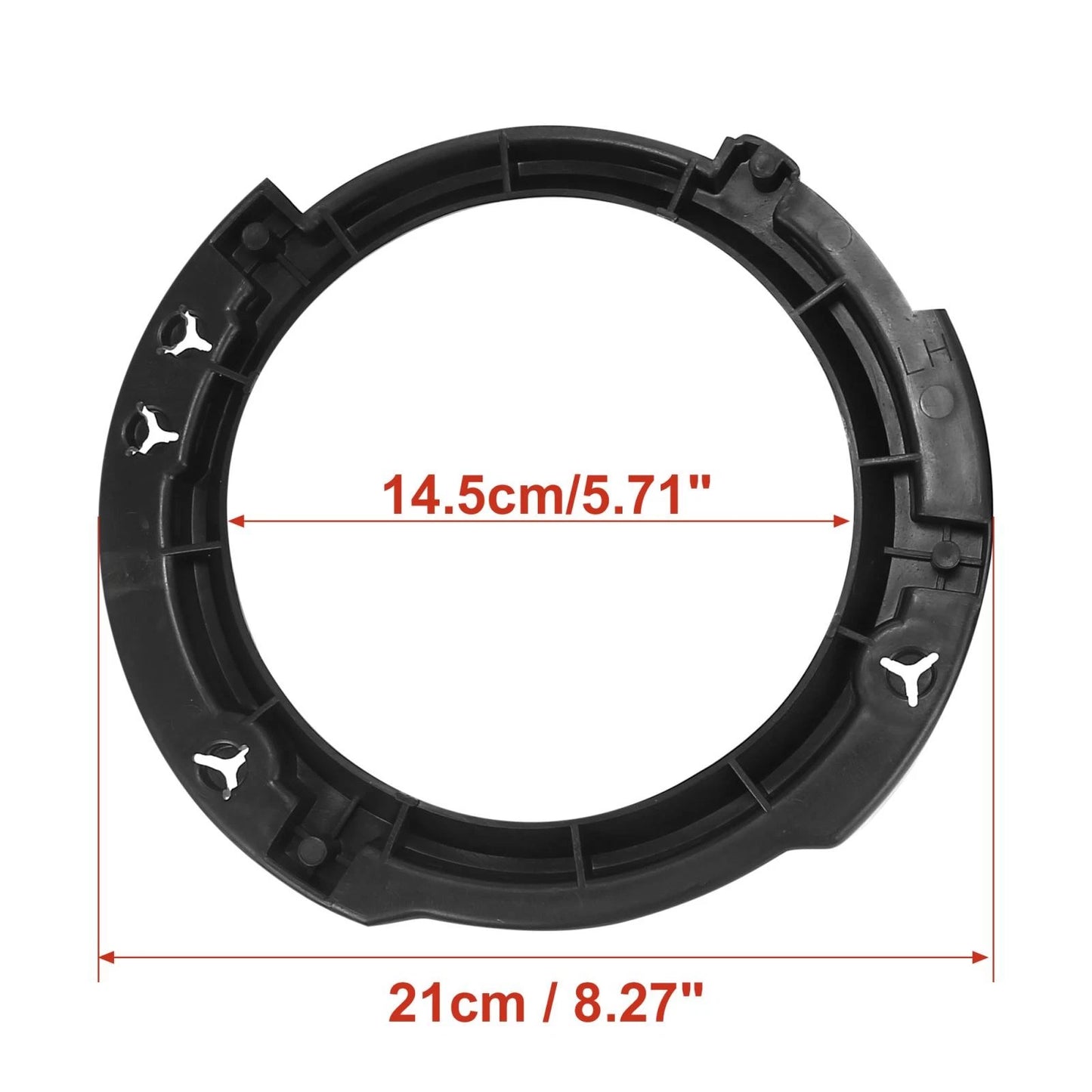 7" Headlight Mounting Bracket for Jeep Wrangler JK (2007-2017) Black