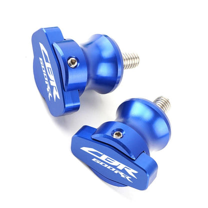 Swingarm Sliders Spools M8 for Honda CBR600RR (2003-2017) - Blue