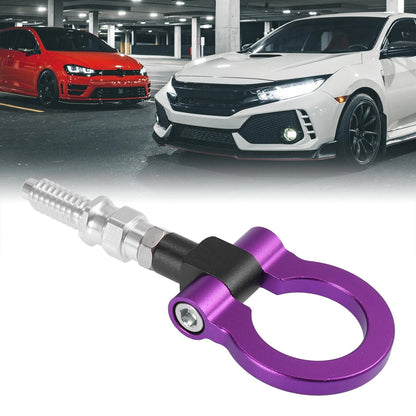 Purple Aluminum Tow Hook Towing Eye Front Bumper for BMW 325i 335i