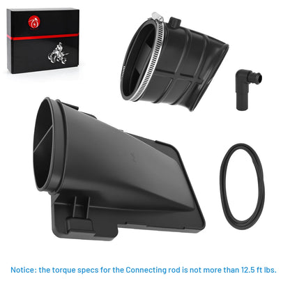 Air Box Intake Duct & Cover for Yamaha Raptor 660R YFM660R 2001-2005