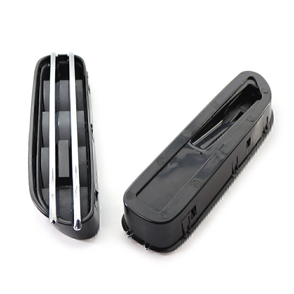 1 Pair ABS Side Fender Air Flow Vents Grille for BMW 5 Series (1996-2010)
