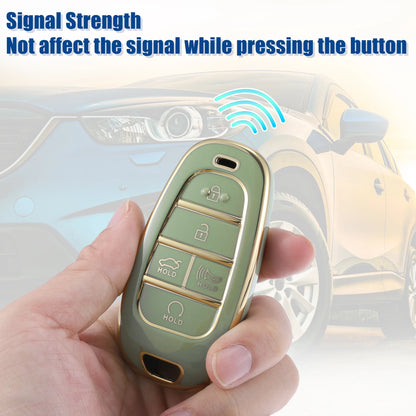 TPU 5 Button Keyless Entry Remote Key Fob Cover for Hyundai Tucson (2016-2023)