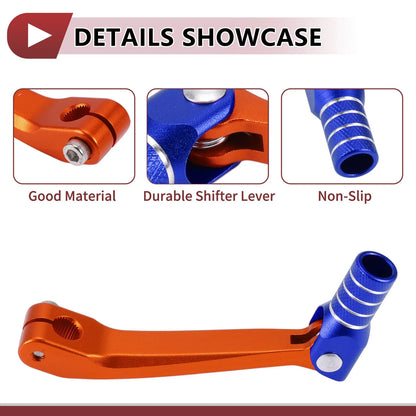 Shifter Lever for Honda CRF150F 03-17 Orange Blue Silver Tone (2003–2017)