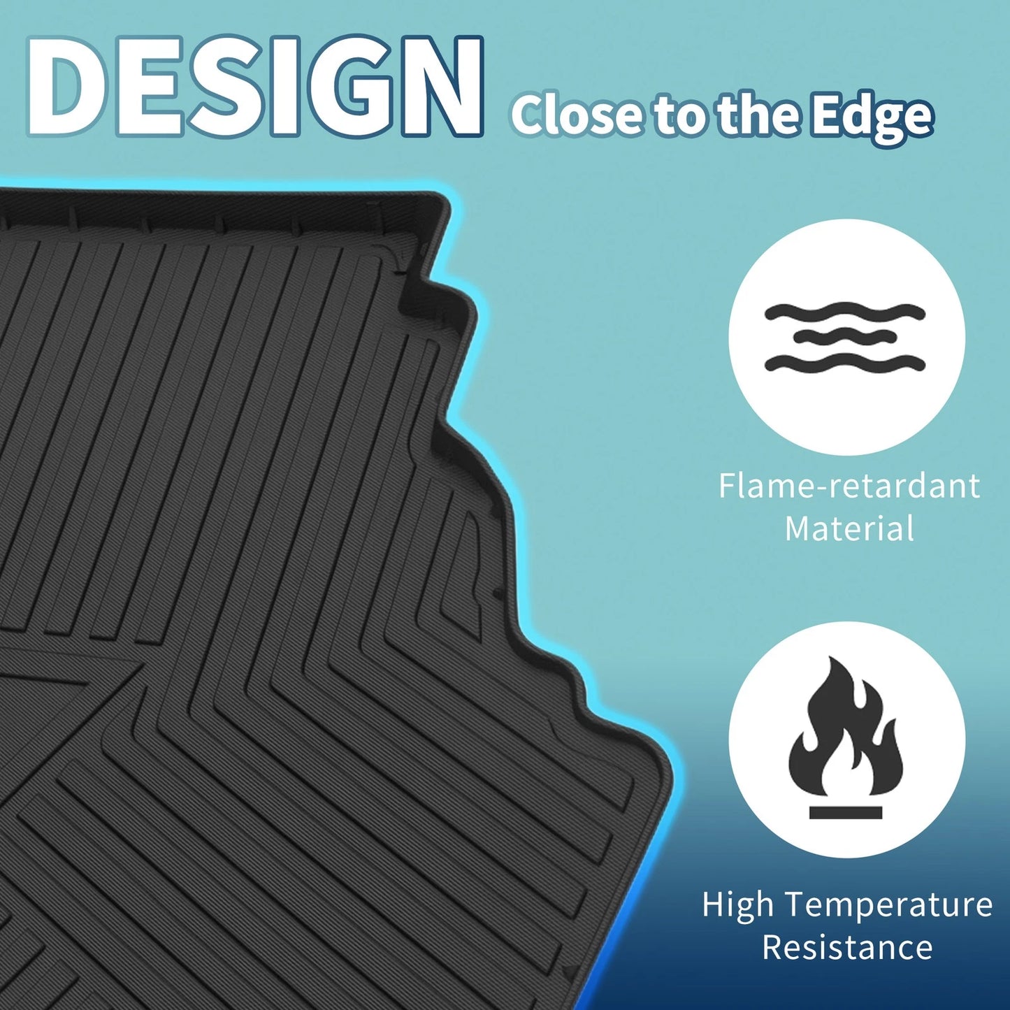 Flat Face Cargo Liner / 1 Pc / Rear Trunk Mat for Toyota Camry (2006–2011)
