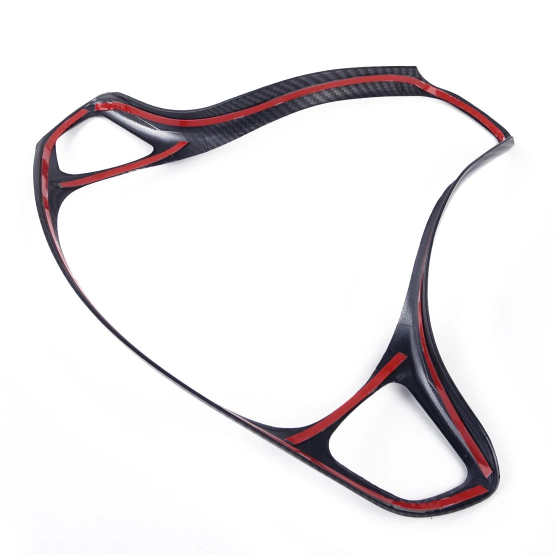 Carbon Fiber Steering Wheel Cover for Benz C-Class W205, GLC-Class X253