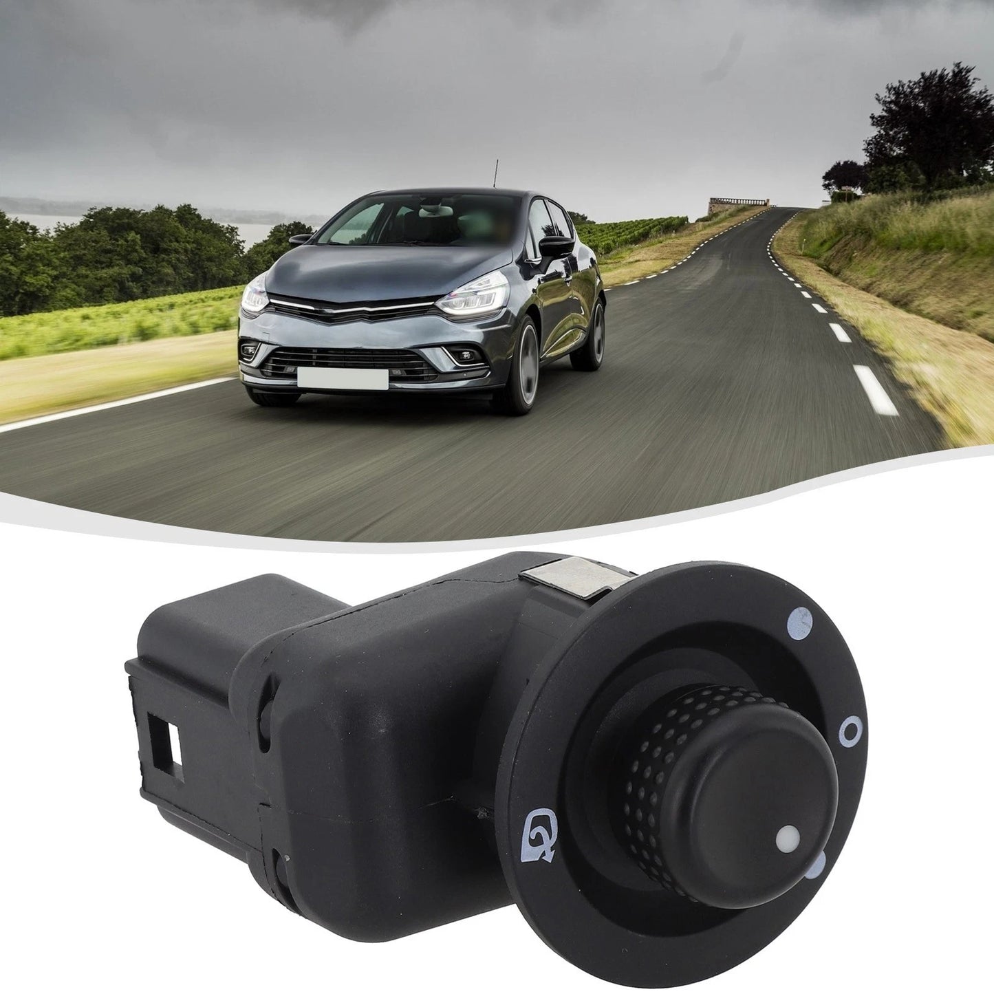 Power Rearview Mirror Switch Button for Renault Clio Captur