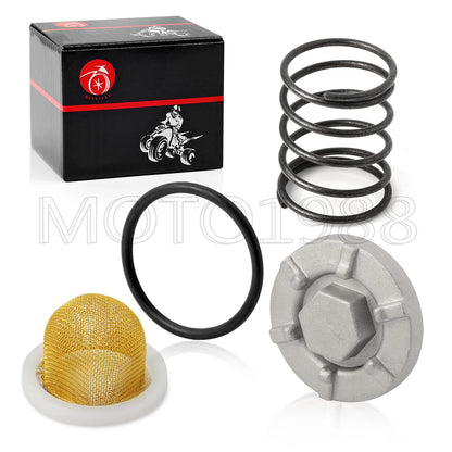 Oil Drain Plug & OIL STRAINER Spring O-RING for YAMAHA Grizzly (1998–2014)
