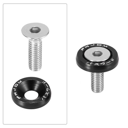 8 x Fastener M6 Bumper Washer Bolt Trunk Mudguard Hatch for Motorcycle