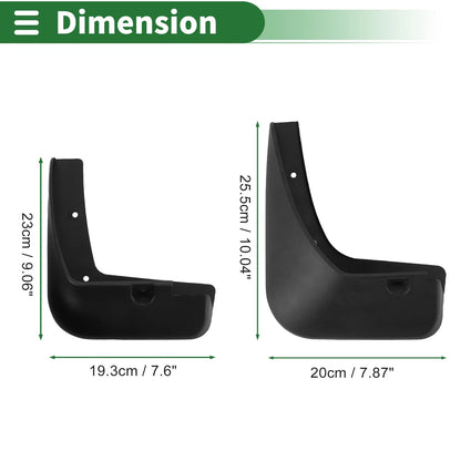 Mud Flaps Splash Guards for Kia KX3 (2015-2019)