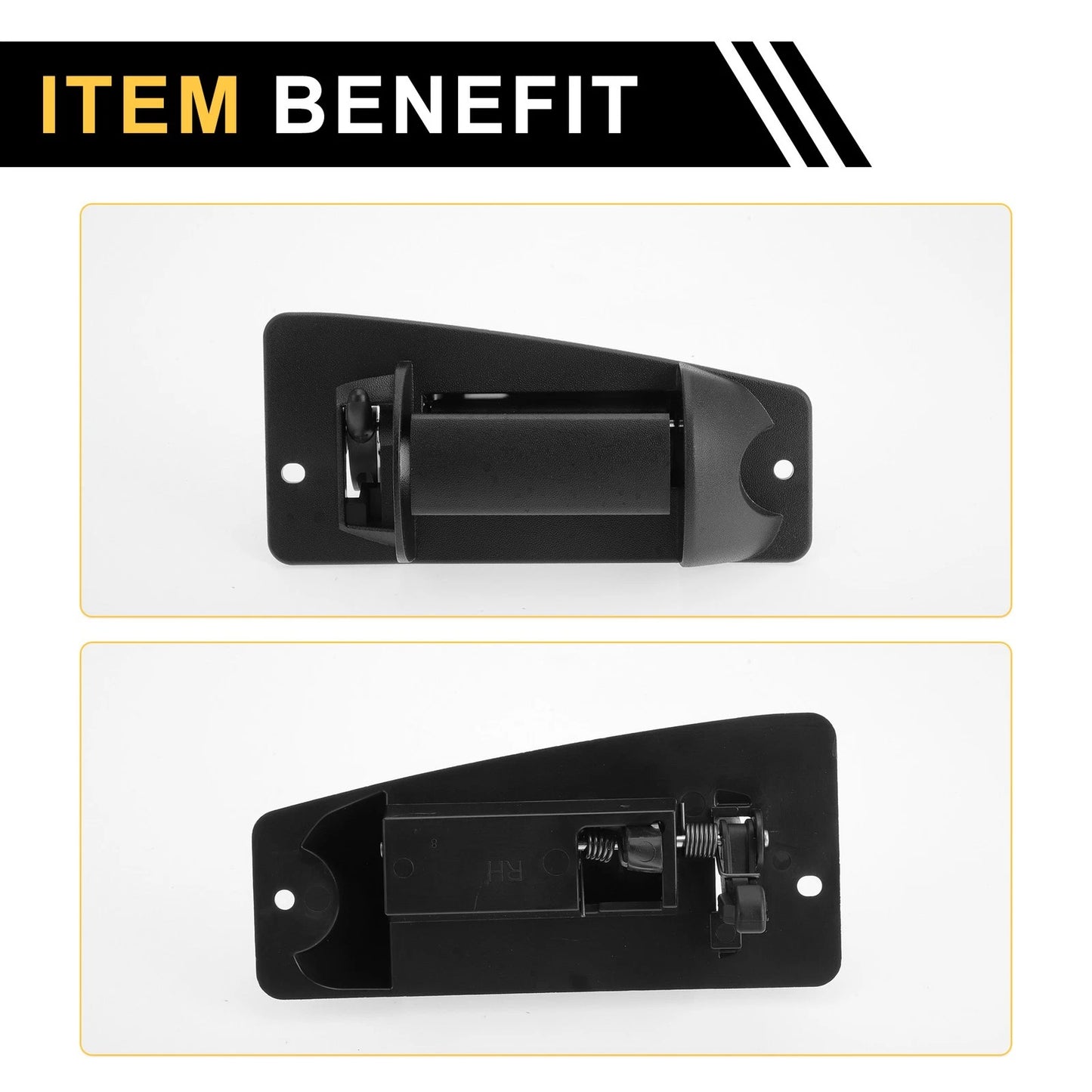 Front Right Door Handle for Chevrolet Silverado 2500 (1999-2004) Black