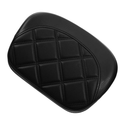 Black Passenger Sissy Bar Backrest Pad for Harley CVO Road Street Glide (2014-2023)