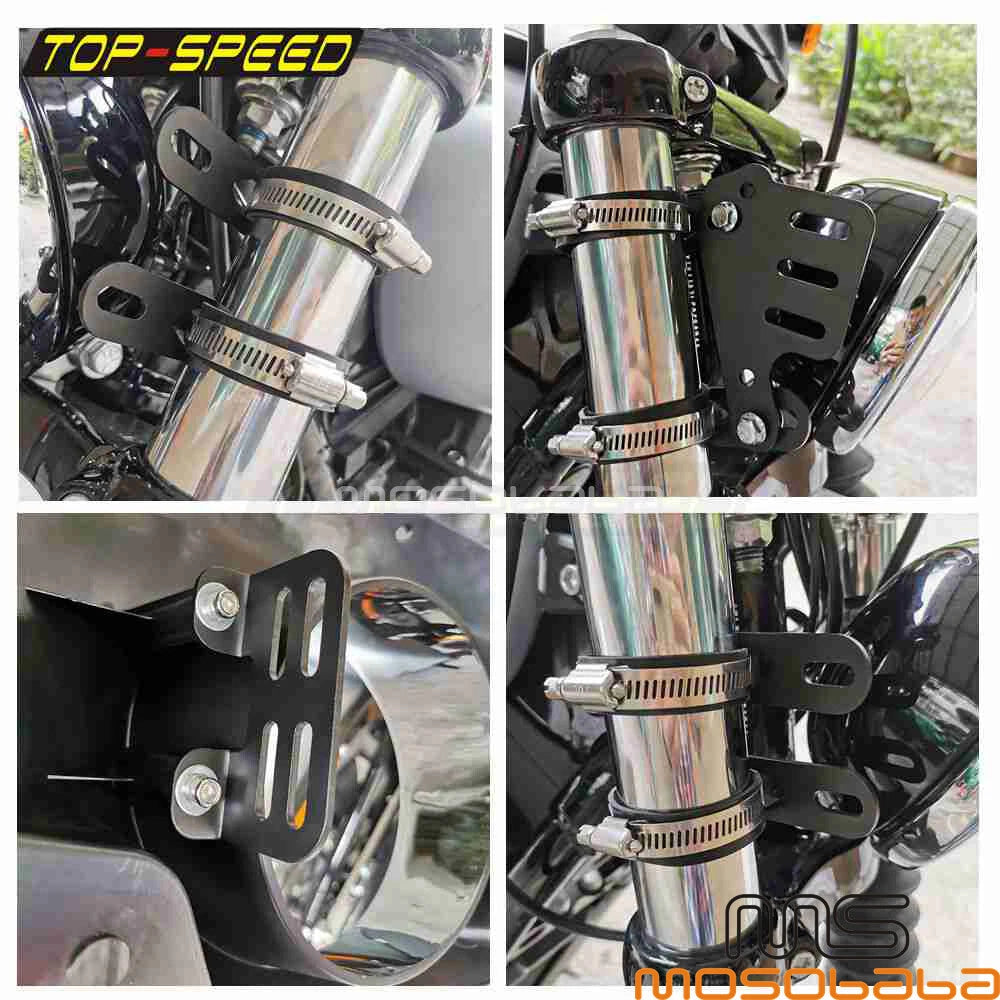Motorcycle Headlight Windshield for Harley Dyna Sportster Touring