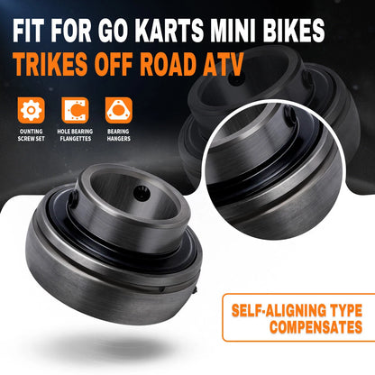 Live Axle Bearing Kit for Go-Kart Mini Bike