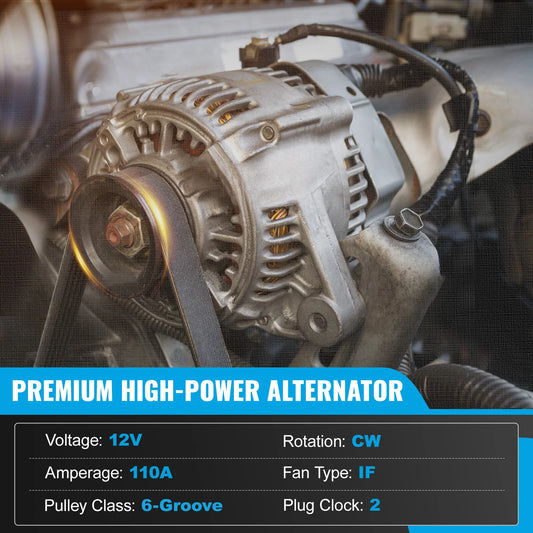 12V Alternator for Nissan X-Trail T30 T31 QR25DE 2.5L Petrol (1998-2014)