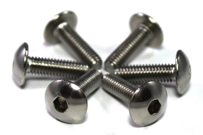 10x Tornillos M6x20mm Pan Seta Botón Cabeza Inoxidable for Yamaha R1 R6