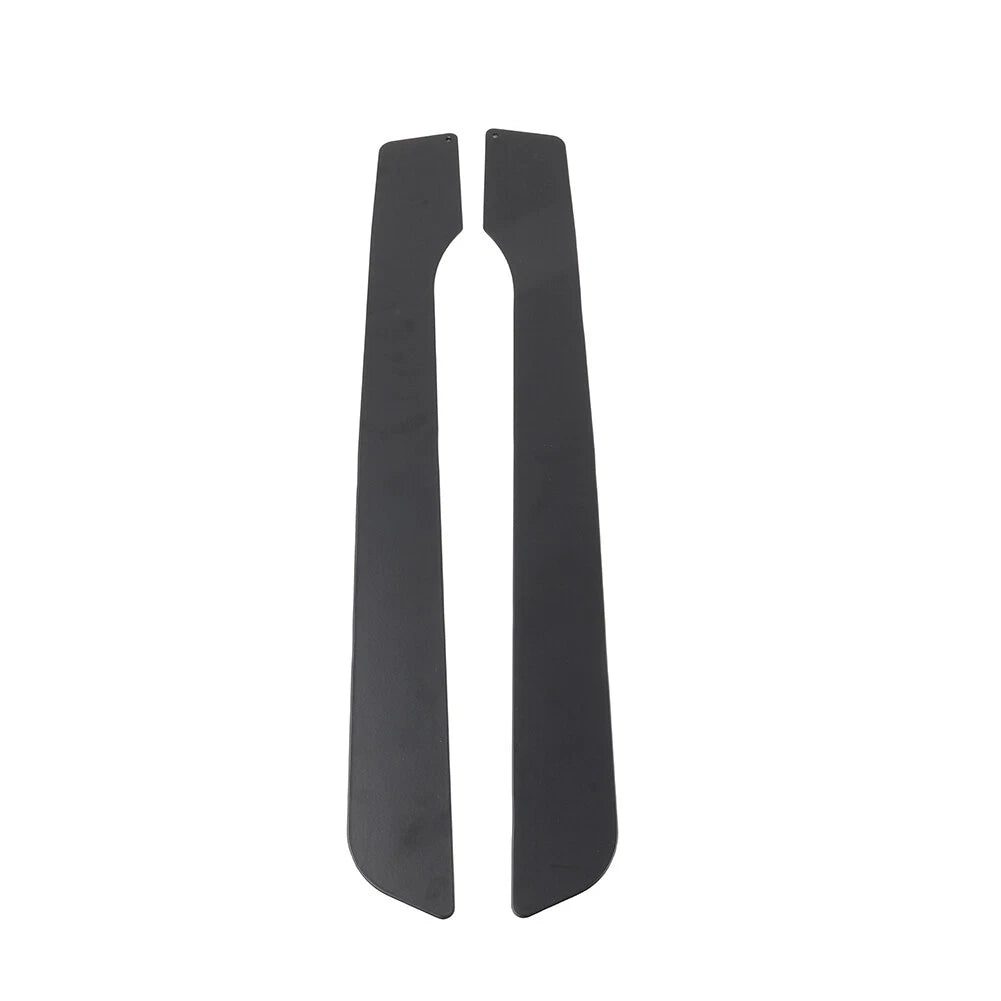 Black Saddlebags Skid Plates for Harley Electra Glide, Street Glide, Road King (14-23)