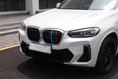 2 x Front Bumper Grille Mesh for BMW IX3 (2022)