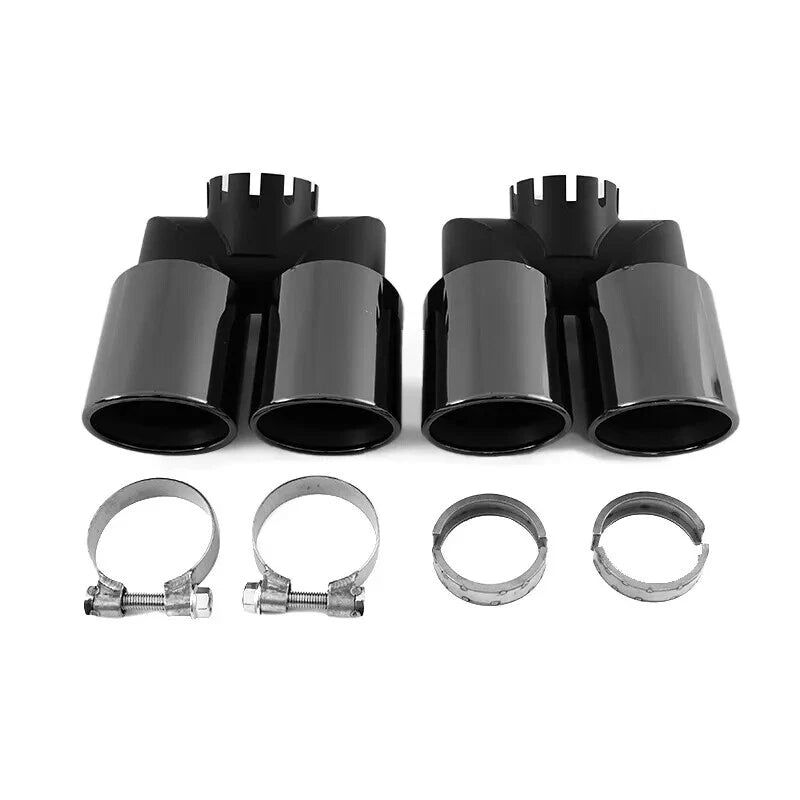 Rear Tail Exhaust Muffler Tip Pipes for Land Rover Defender 90 110 (2020-2024)