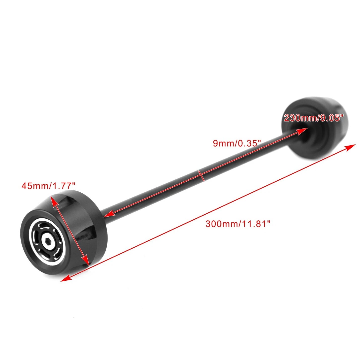 Axle Protection Pad Hub Cover Front Black for Ducati Scrambler (2015-2023)
