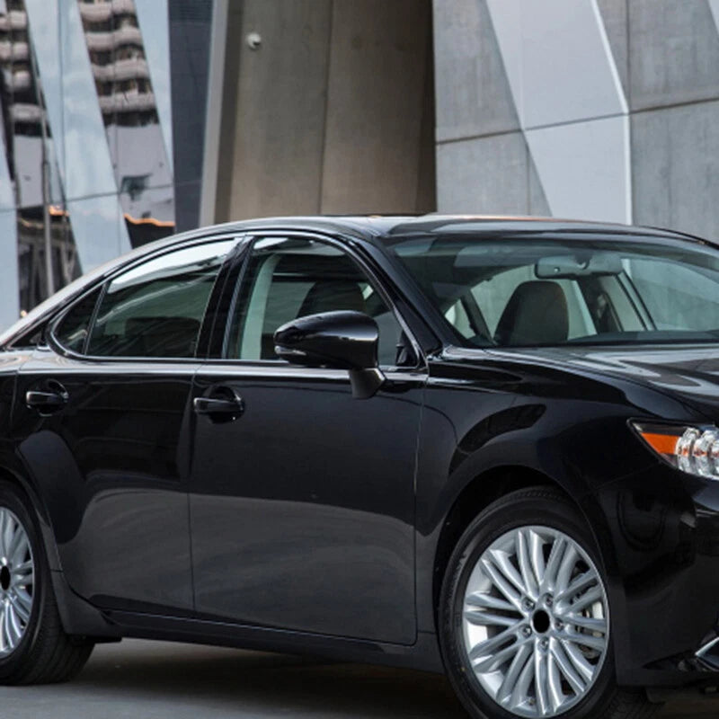 2 x Black Outer Mirror Covers for Lexus ES350 GS350 IS350 (2013-2018)