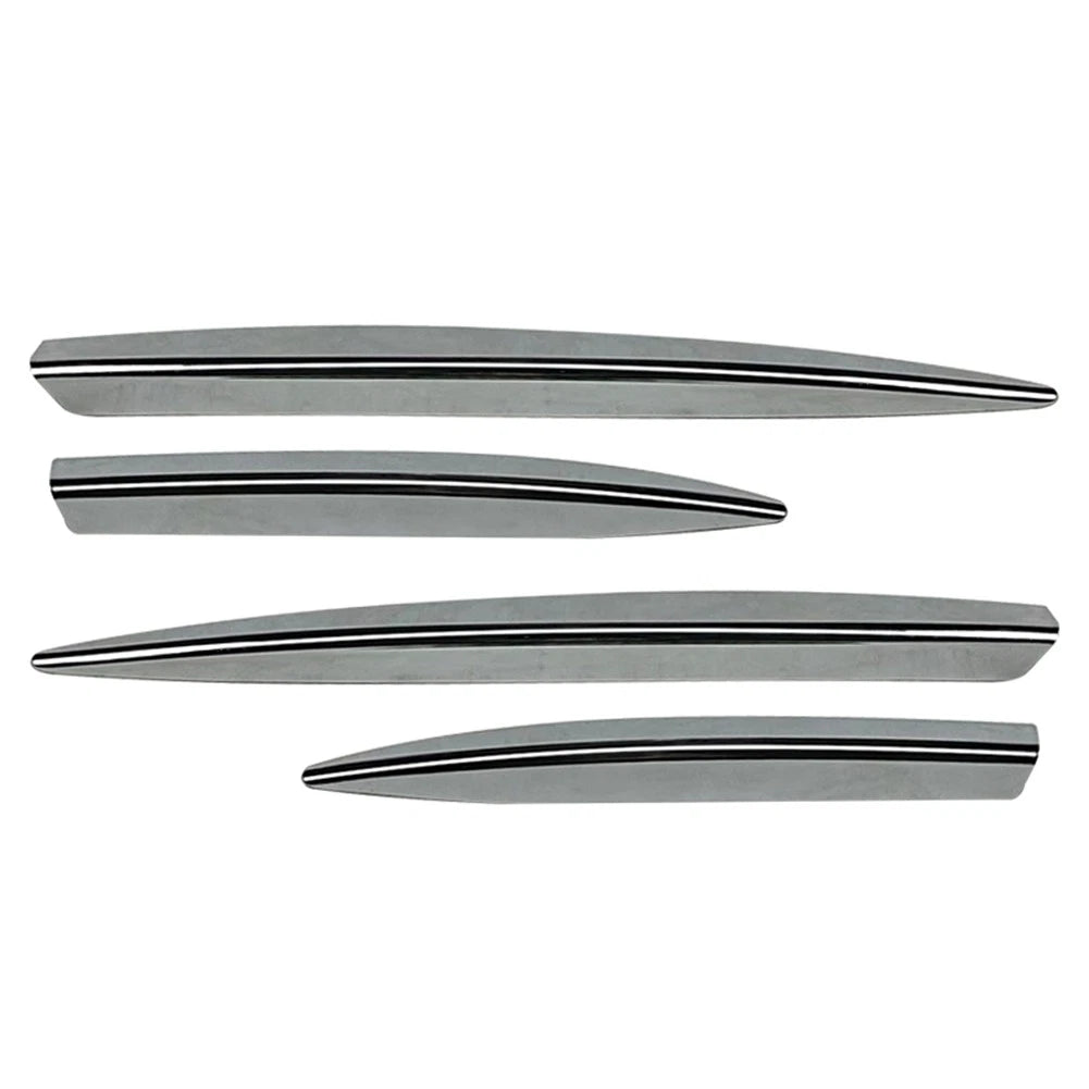 Fog Light Strips Grille Cover Trim Chrome for Mercedes Benz A Class (2023)