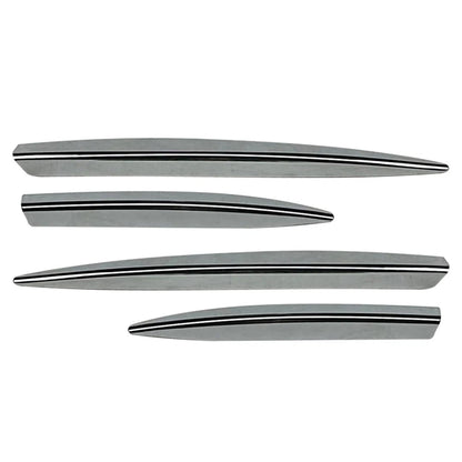 Fog Light Strips Grille Cover Trim Chrome for Mercedes Benz A Class (2023)