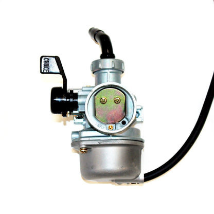 22mm Left Lever Choke Carburetor for 125cc PIT PRO Quad Dirt Bike ATV