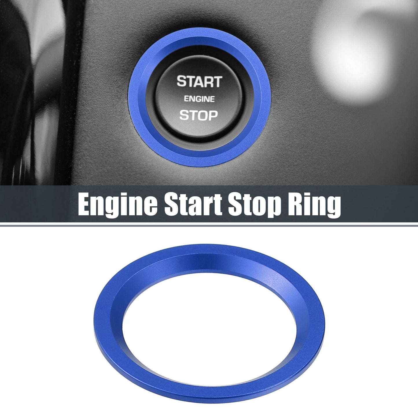 Engine Start Stop Push Button Cover Rings for Honda Accord Sedan (2018-2023)