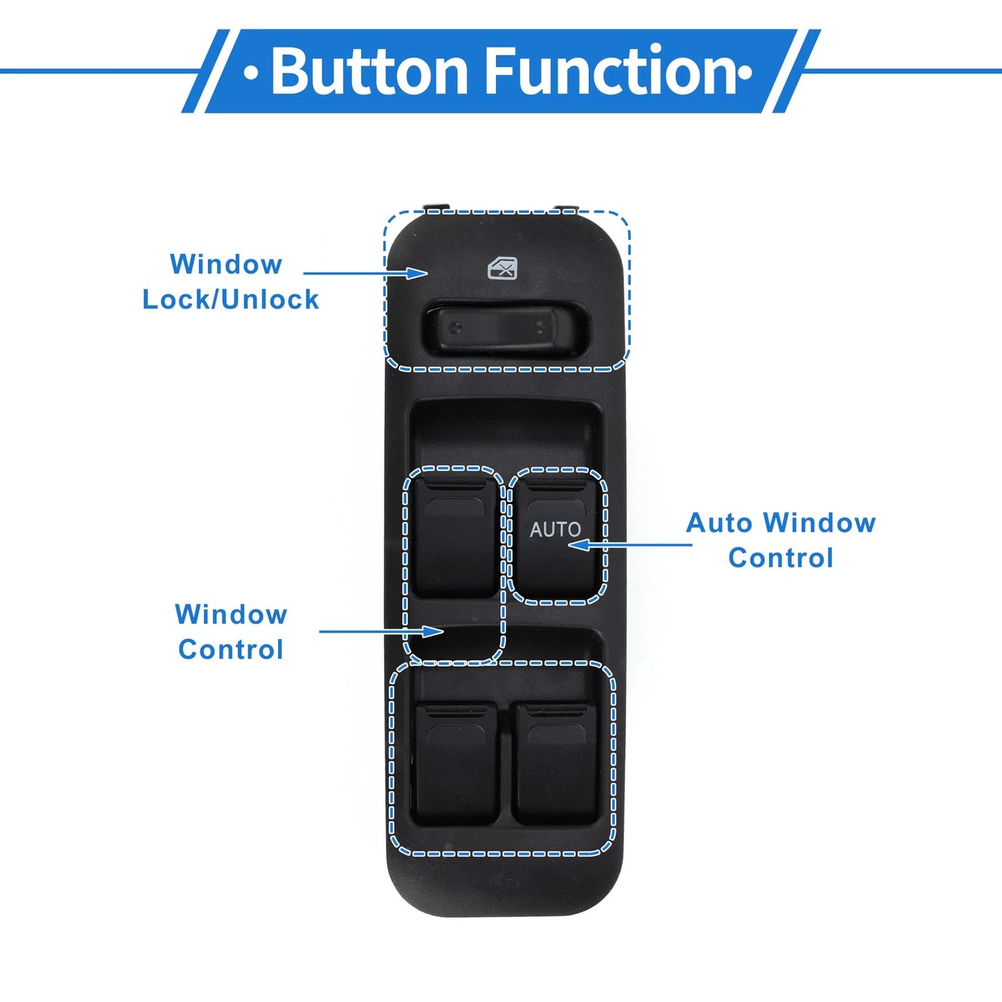 Power Window Switch for Suzuki Every Lapin Alto (2004-2018)