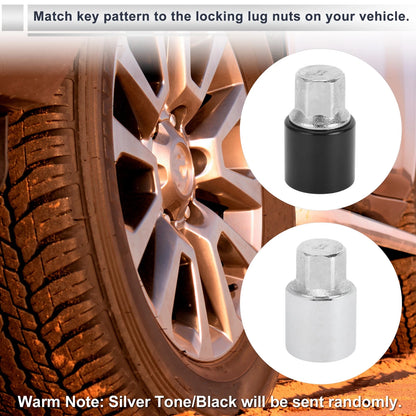 Type H Wheel Lock Lugnut Antitheft Screw Nut Removal Key Socket for Toyota
