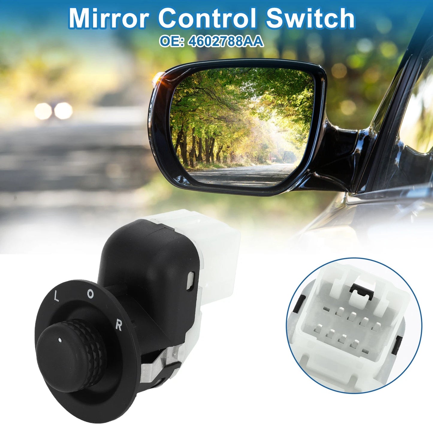 Car Mirror Switch for Dodge Caliber Challenger Charger Plastic