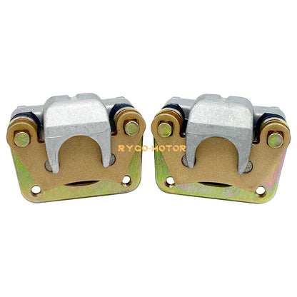 Rear Left Right Brake Calipers & Pads for Polaris Ranger (2010–2013)