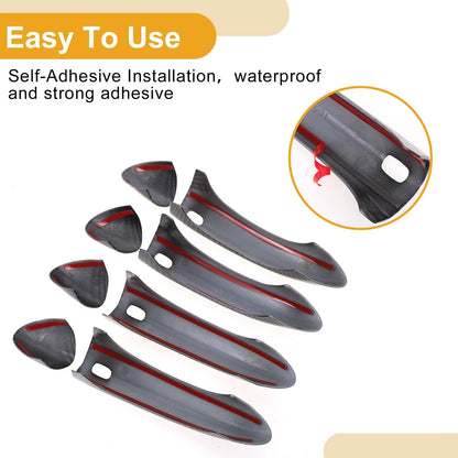 Door Handle Cover Trim - for Chevrolet Cruze Carbon Fiber Black
