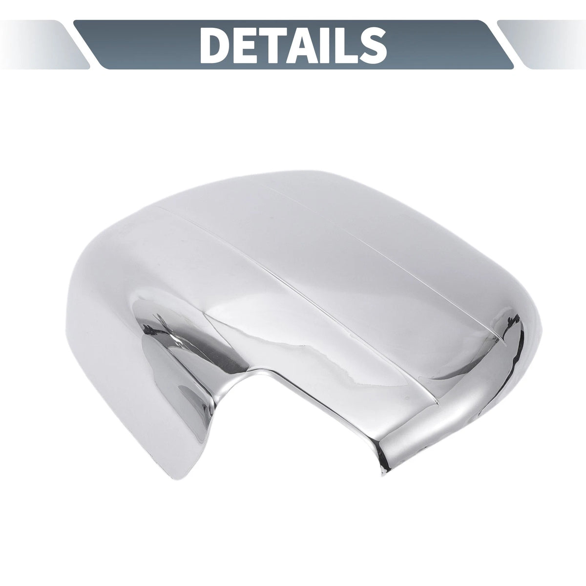 Chrome Plated Rearview Mirror Cap Overlay for Lexus Toyota Land Cruiser