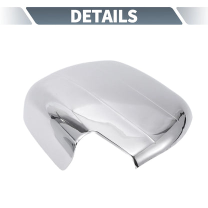 Chrome Plated Rearview Mirror Cap Overlay for Lexus Toyota Land Cruiser
