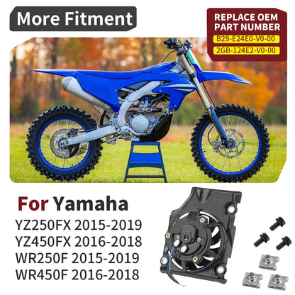 Radiator Fan Kit for Yamaha YZ450FX WR450F (2016–2018)