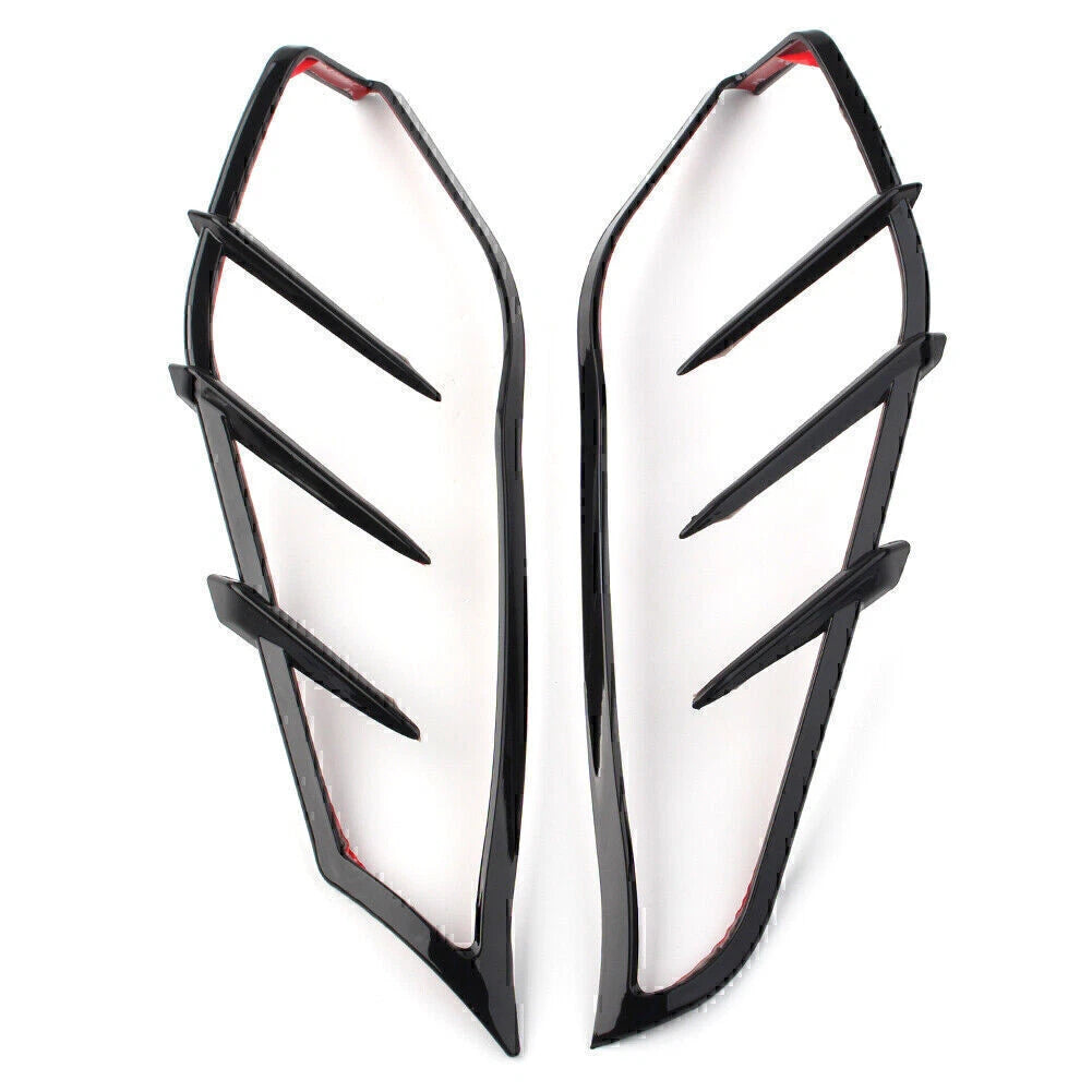 Black Mid-Frame Air Deflector Trim for Harley Electra Glide Tri Glide (2009-2023)