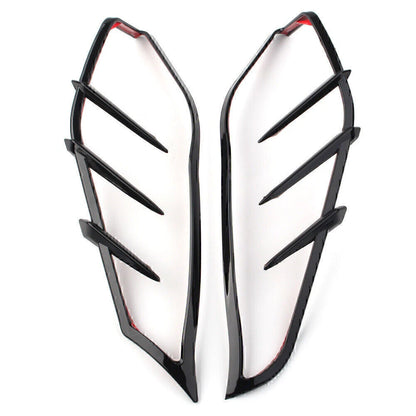 Black Mid-Frame Air Deflector Trim for Harley Electra Glide Tri Glide (2009-2023)