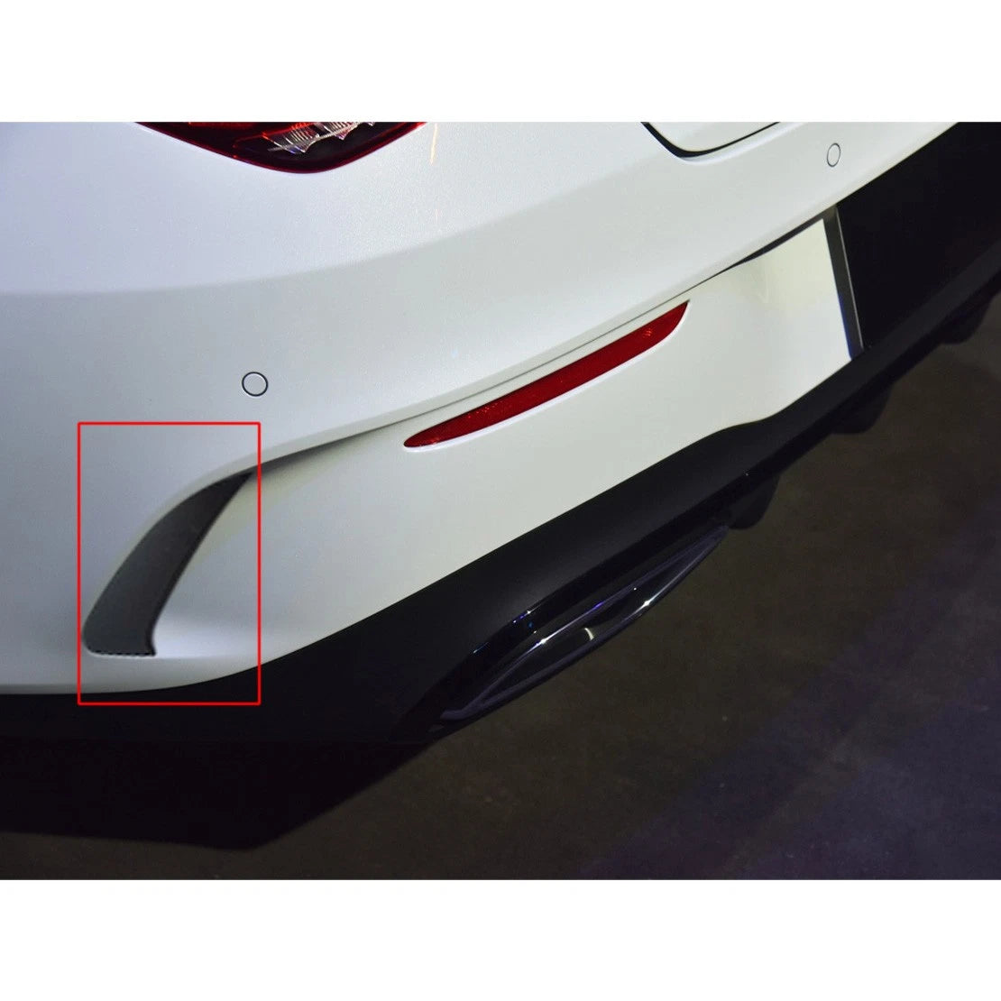 Rear Bumper Splitter Spoiler Canards Flaps for Benz CLA250 CLA35 (2014-2023)