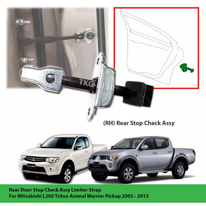 Right Rear Door Stop Check Limiter Strap for Mitsubishi Triton L200 (2005-2013)