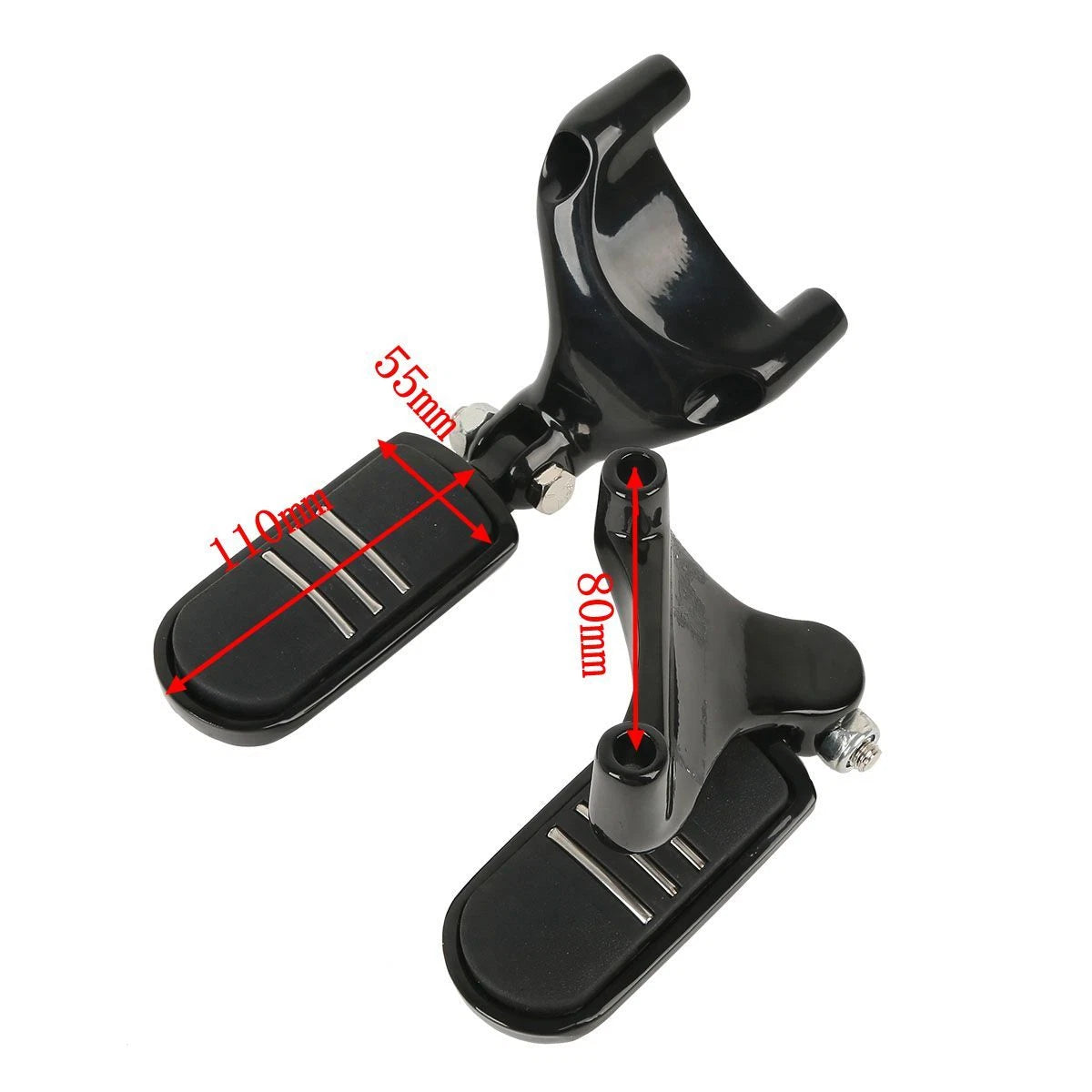 Foot Pegs Rear Passenger Footrest for Harley Sportster XL883/1200 (2004-2013)