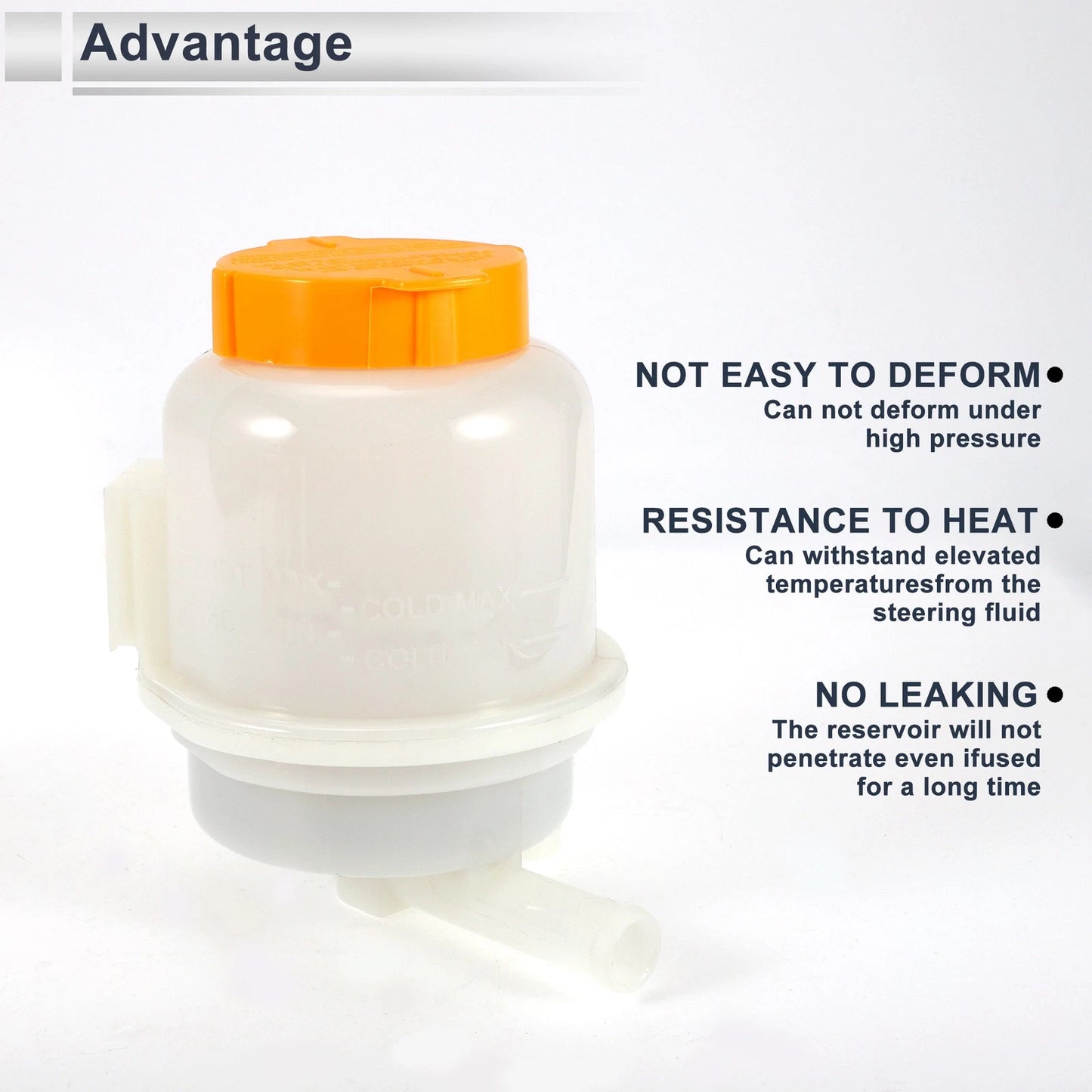 Power Steering Reservoir for Subaru Outback (2000-2004) 1 Pc White
