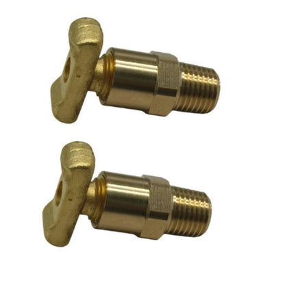 MerCruiser Brass Drain Tap for MerCruiser 2 Pcs