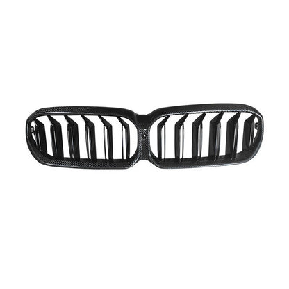 Real Carbon Replace Front Kidney Grille For 21-24 BMW 530i 540i G30 LCI