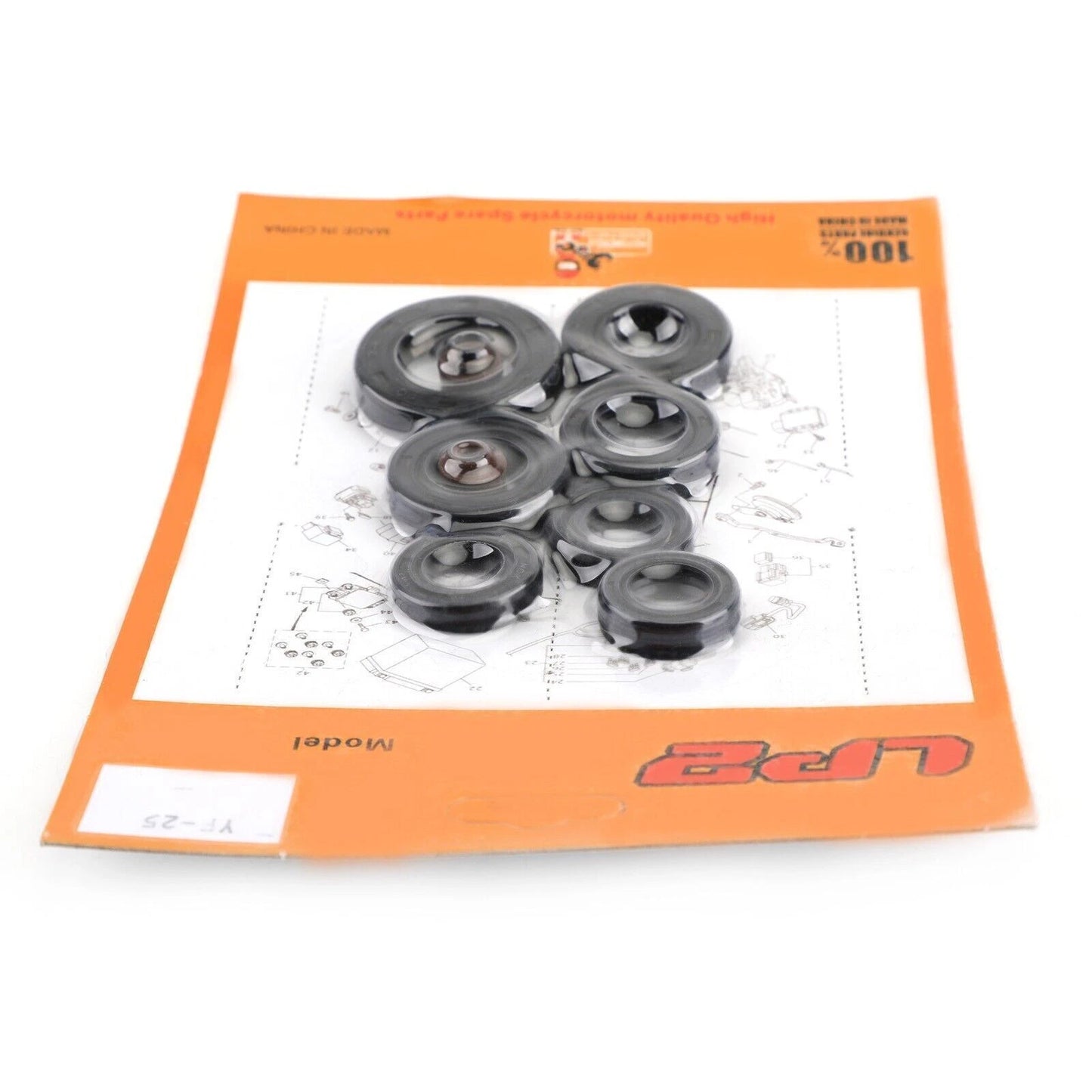 9pc Shaft Seal Set for Honda XL185 XL185S XL200R (1979-1993, 1983-1984)